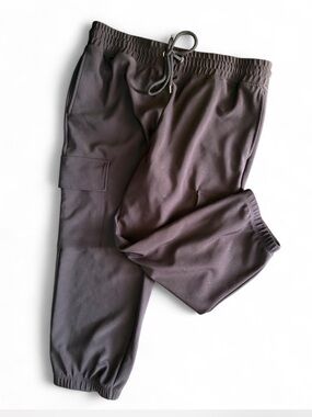 Ebb and Flow Athleisure 
Woman’s athletic cozy Jogger pants size L